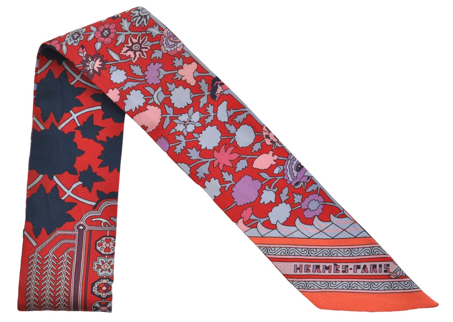 Authentic HERMES Twilly Scarf 