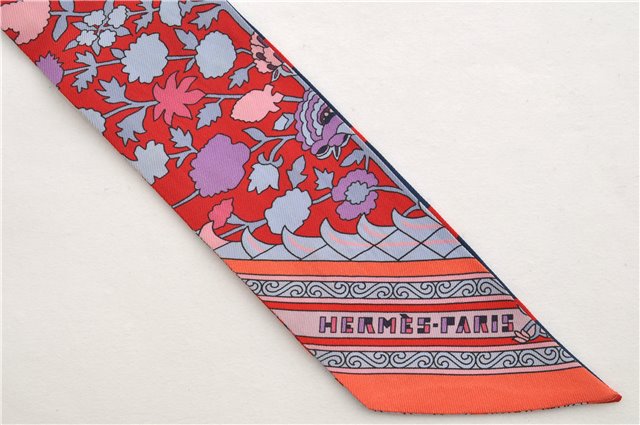 Authentic HERMES Twilly Scarf 
