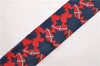 Authentic HERMES Twilly Scarf "TAPIS PERSANS" Silk Red Navy 1480E
