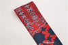 Authentic HERMES Twilly Scarf "TAPIS PERSANS" Silk Red Navy 1480E
