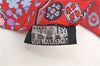 Authentic HERMES Twilly Scarf "TAPIS PERSANS" Silk Red Navy 1480E