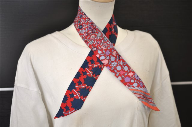 Authentic HERMES Twilly Scarf 