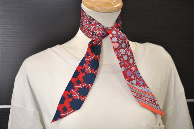 Authentic HERMES Twilly Scarf 
