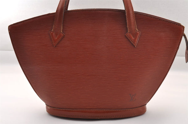 Authentic Louis Vuitton Epi Saint Jacques Hand Bag Brown M52273 LV 1480I
