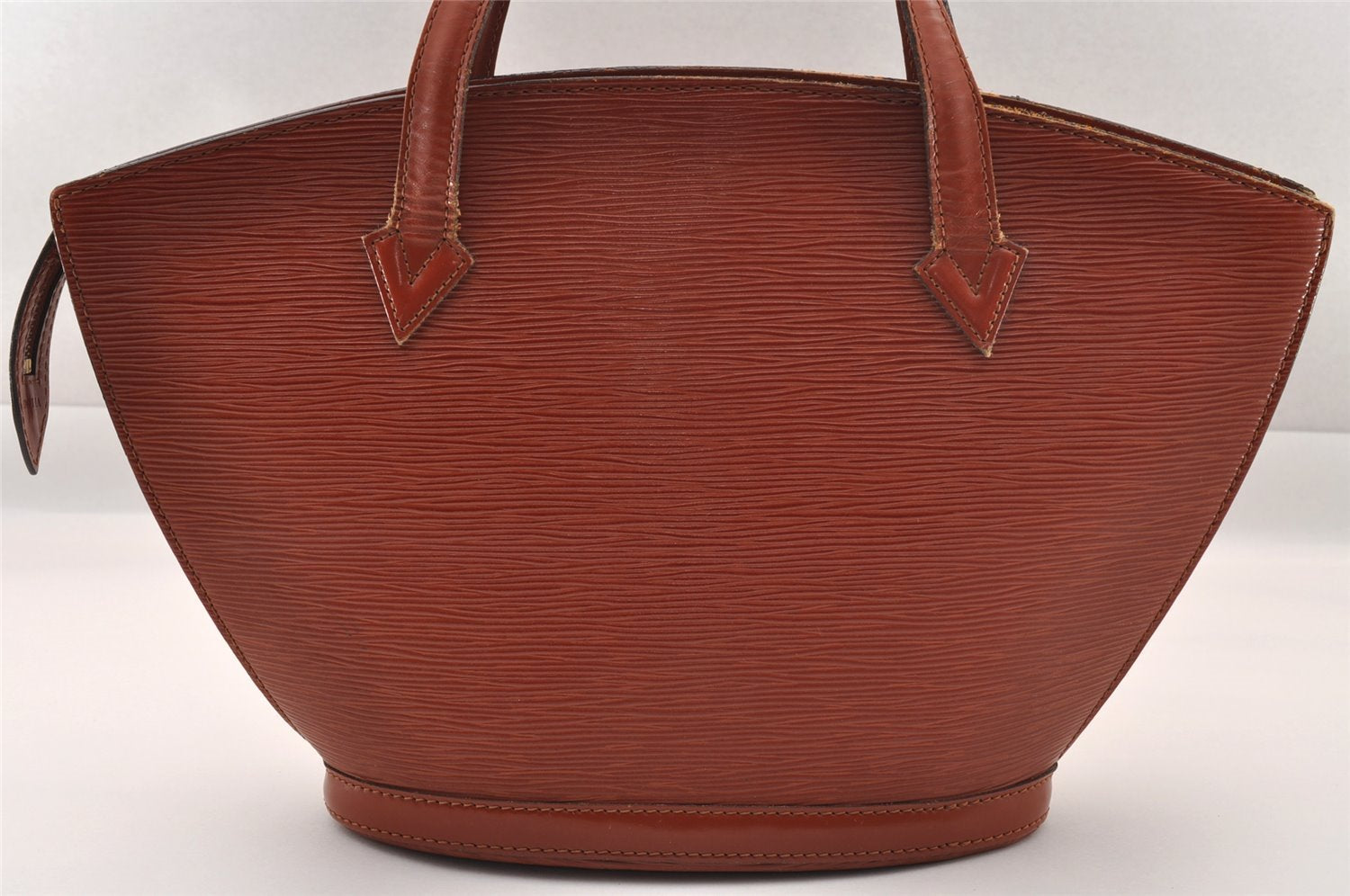 Authentic Louis Vuitton Epi Saint Jacques Hand Bag Brown M52273 LV 1480I