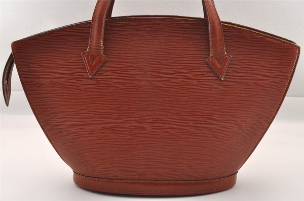 Authentic Louis Vuitton Epi Saint Jacques Hand Bag Brown M52273 LV 1480I