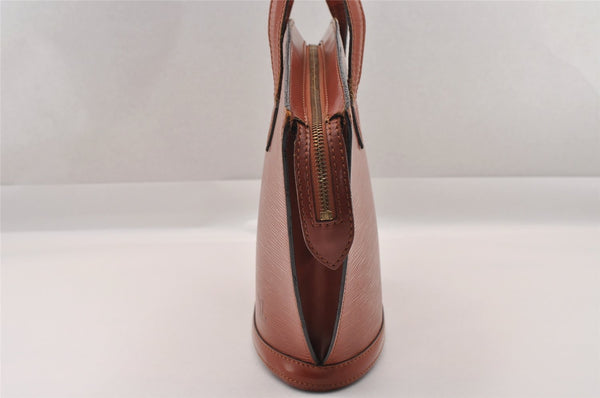 Authentic Louis Vuitton Epi Saint Jacques Hand Bag Brown M52273 LV 1480I