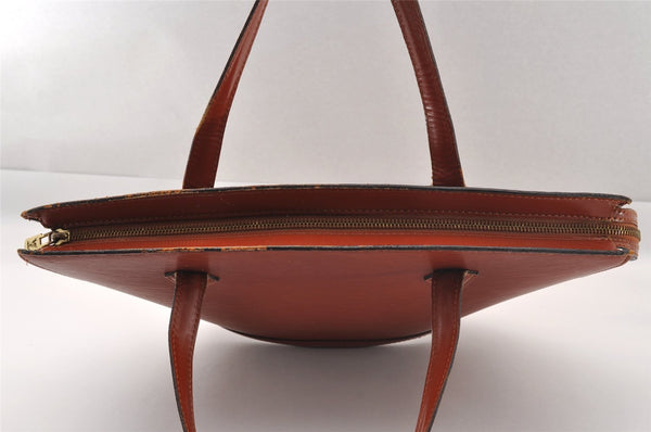 Authentic Louis Vuitton Epi Saint Jacques Hand Bag Brown M52273 LV 1480I