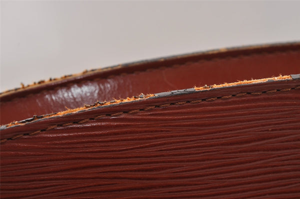 Authentic Louis Vuitton Epi Saint Jacques Hand Bag Brown M52273 LV 1480I