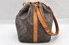 Authentic Louis Vuitton Monogram Petit Noe M42226 Shoulder Drawstring Bag 1481I
