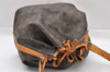 Authentic Louis Vuitton Monogram Petit Noe M42226 Shoulder Drawstring Bag 1481I