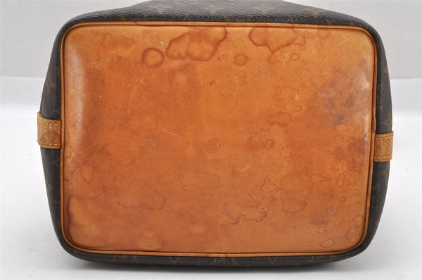 Authentic Louis Vuitton Monogram Petit Noe M42226 Shoulder Drawstring Bag 1481I