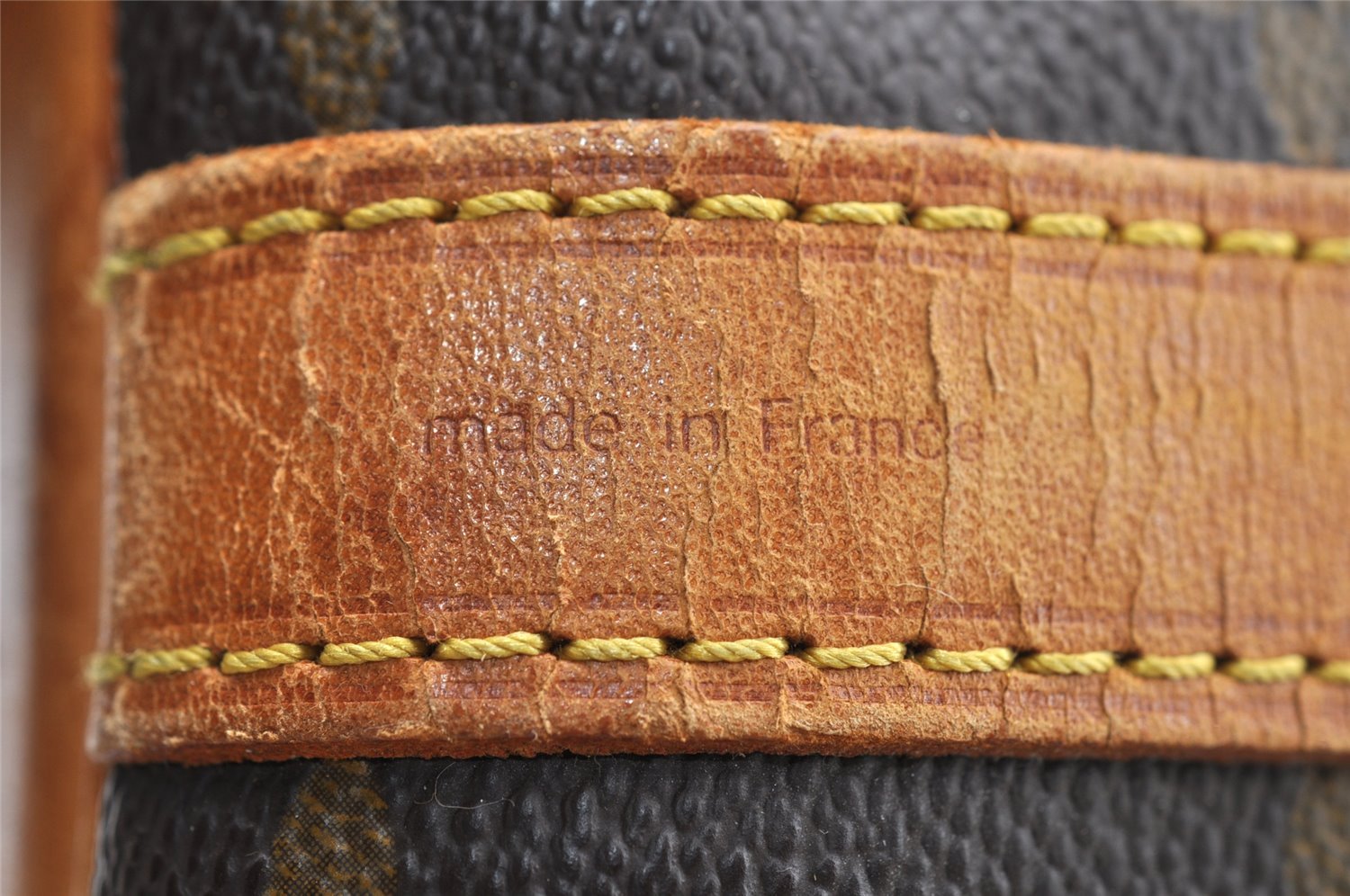 Authentic Louis Vuitton Monogram Petit Noe M42226 Shoulder Drawstring Bag 1481I