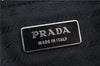 Authentic PRADA Nylon Leather Shoulder Hand Bag Black 1482D