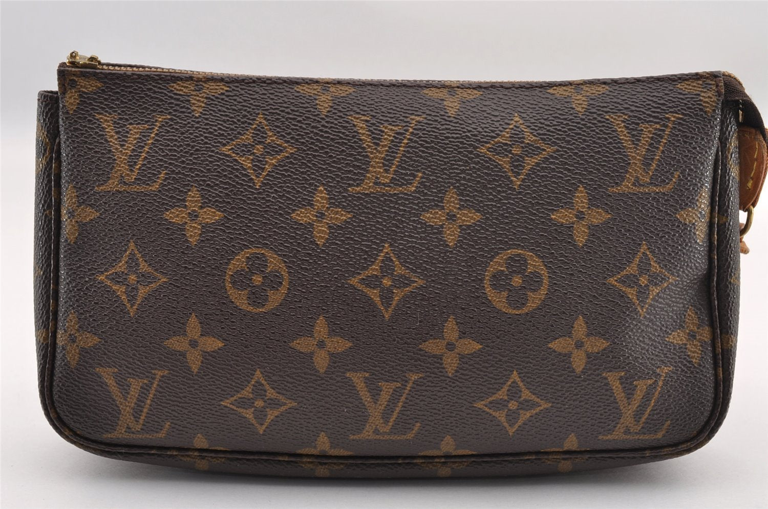 Authentic Louis Vuitton Monogram Pochette Accessoires Pouch M51980 LV Junk 1482I