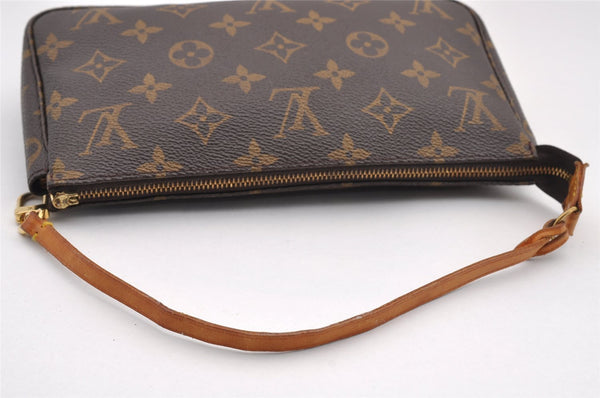 Authentic Louis Vuitton Monogram Pochette Accessoires Pouch M51980 LV Junk 1482I