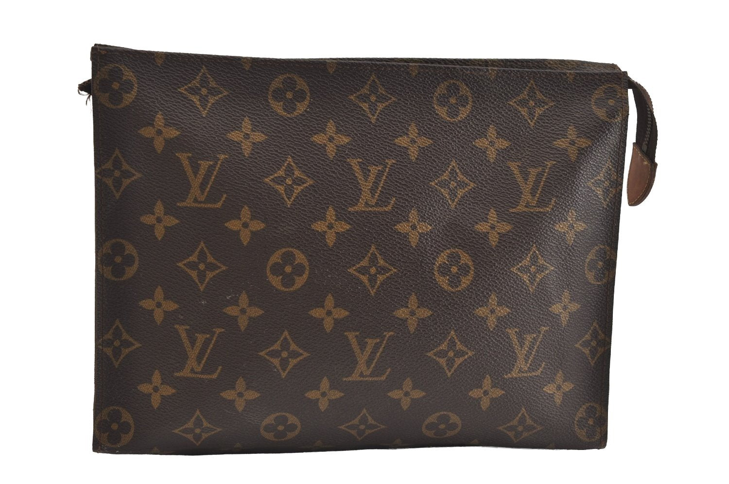 Auth Louis Vuitton Monogram Poche Toilette 26 Cosmetics Pouch Old Model LV 1483I