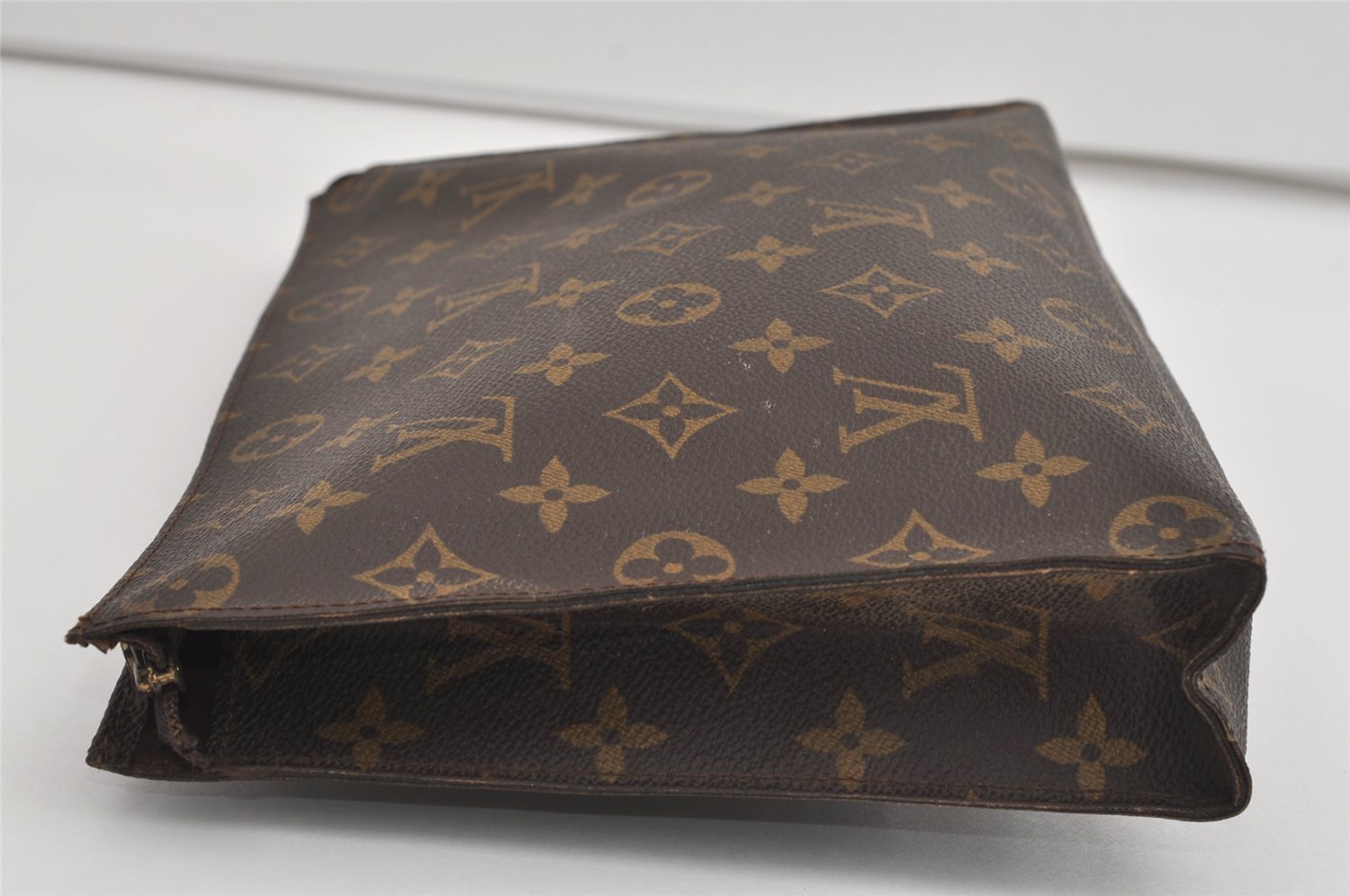 Auth Louis Vuitton Monogram Poche Toilette 26 Cosmetics Pouch Old Model LV 1483I