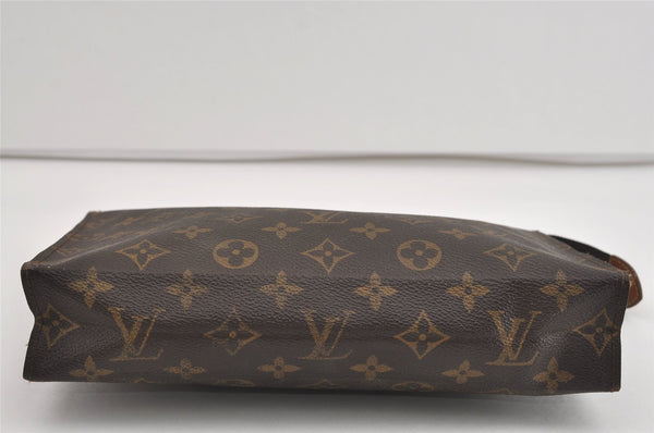 Auth Louis Vuitton Monogram Poche Toilette 26 Cosmetics Pouch Old Model LV 1483I