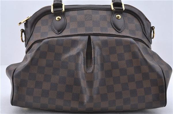 Authentic Louis Vuitton Damier Trevi PM 2Way Shoulder Hand Bag N51997 LV 1484D