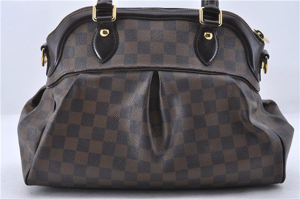 Authentic Louis Vuitton Damier Trevi PM 2Way Shoulder Hand Bag N51997 LV 1484D