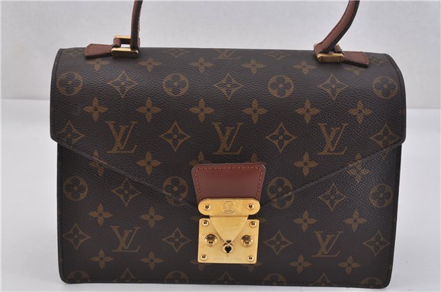 Authentic Louis Vuitton Monogram Concorde Hand Bag Purse M51190 LV 1484F