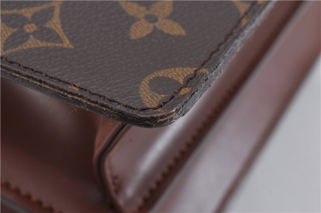 Authentic Louis Vuitton Monogram Concorde Hand Bag Purse M51190 LV 1484F