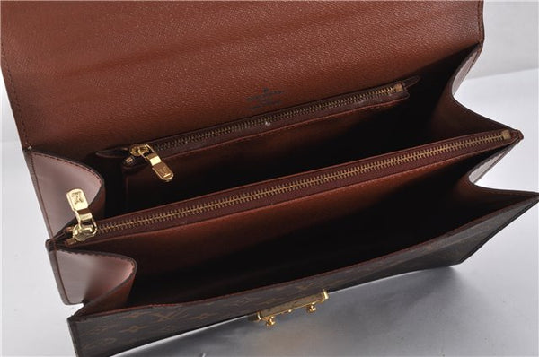 Authentic Louis Vuitton Monogram Concorde Hand Bag Purse M51190 LV 1484F