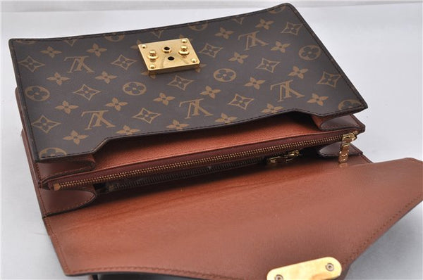 Authentic Louis Vuitton Monogram Concorde Hand Bag Purse M51190 LV 1484F