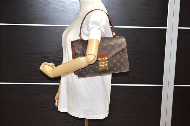 Authentic Louis Vuitton Monogram Concorde Hand Bag Purse M51190 LV 1484F