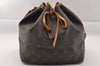 Authentic Louis Vuitton Monogram Petit Noe M42226 Shoulder Drawstring Bag 1484I