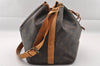 Authentic Louis Vuitton Monogram Petit Noe M42226 Shoulder Drawstring Bag 1484I