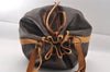 Authentic Louis Vuitton Monogram Petit Noe M42226 Shoulder Drawstring Bag 1484I