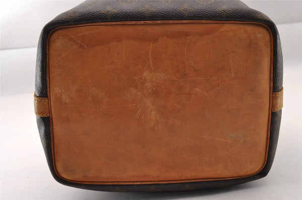 Authentic Louis Vuitton Monogram Petit Noe M42226 Shoulder Drawstring Bag 1484I