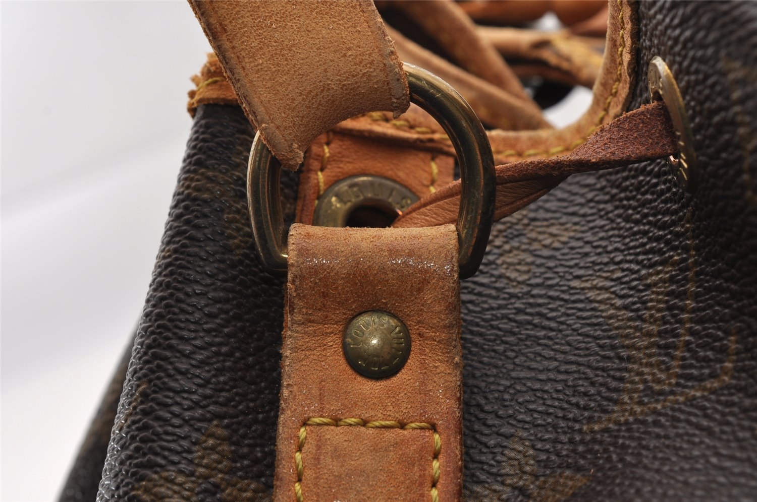 Authentic Louis Vuitton Monogram Petit Noe M42226 Shoulder Drawstring Bag 1484I