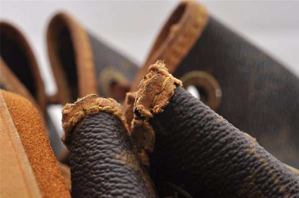 Authentic Louis Vuitton Monogram Petit Noe M42226 Shoulder Drawstring Bag 1484I