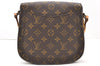 Auth Louis Vuitton Monogram Saint Cloud MM Shoulder Cross Bag M51243 LV 1485D