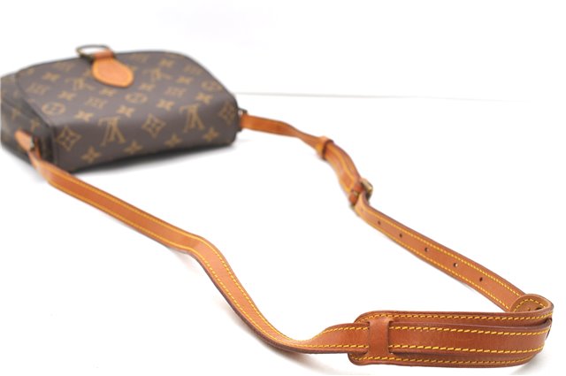 Auth Louis Vuitton Monogram Saint Cloud MM Shoulder Cross Bag M51243 LV 1485D