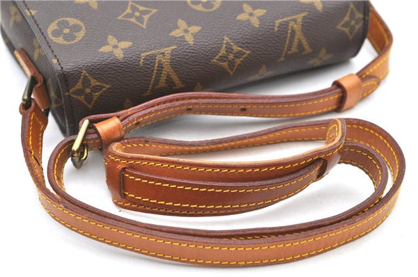 Auth Louis Vuitton Monogram Saint Cloud MM Shoulder Cross Bag M51243 LV 1485D