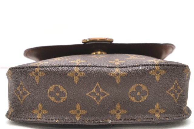 Auth Louis Vuitton Monogram Saint Cloud MM Shoulder Cross Bag M51243 LV 1485D