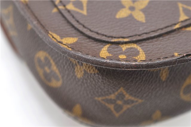 Auth Louis Vuitton Monogram Saint Cloud MM Shoulder Cross Bag M51243 LV 1485D