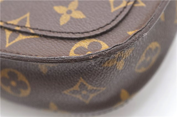 Auth Louis Vuitton Monogram Saint Cloud MM Shoulder Cross Bag M51243 LV 1485D