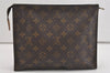 Authentic Louis Vuitton Monogram Poche Toilette 26 M47542 Cosmetics Pouch 1485I