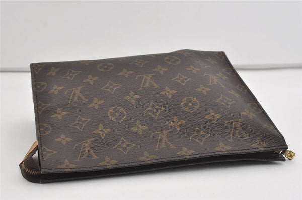 Authentic Louis Vuitton Monogram Poche Toilette 26 M47542 Cosmetics Pouch 1485I