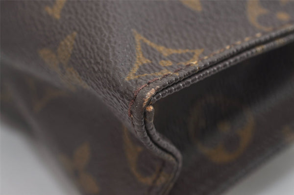 Authentic Louis Vuitton Monogram Poche Toilette 26 M47542 Cosmetics Pouch 1485I