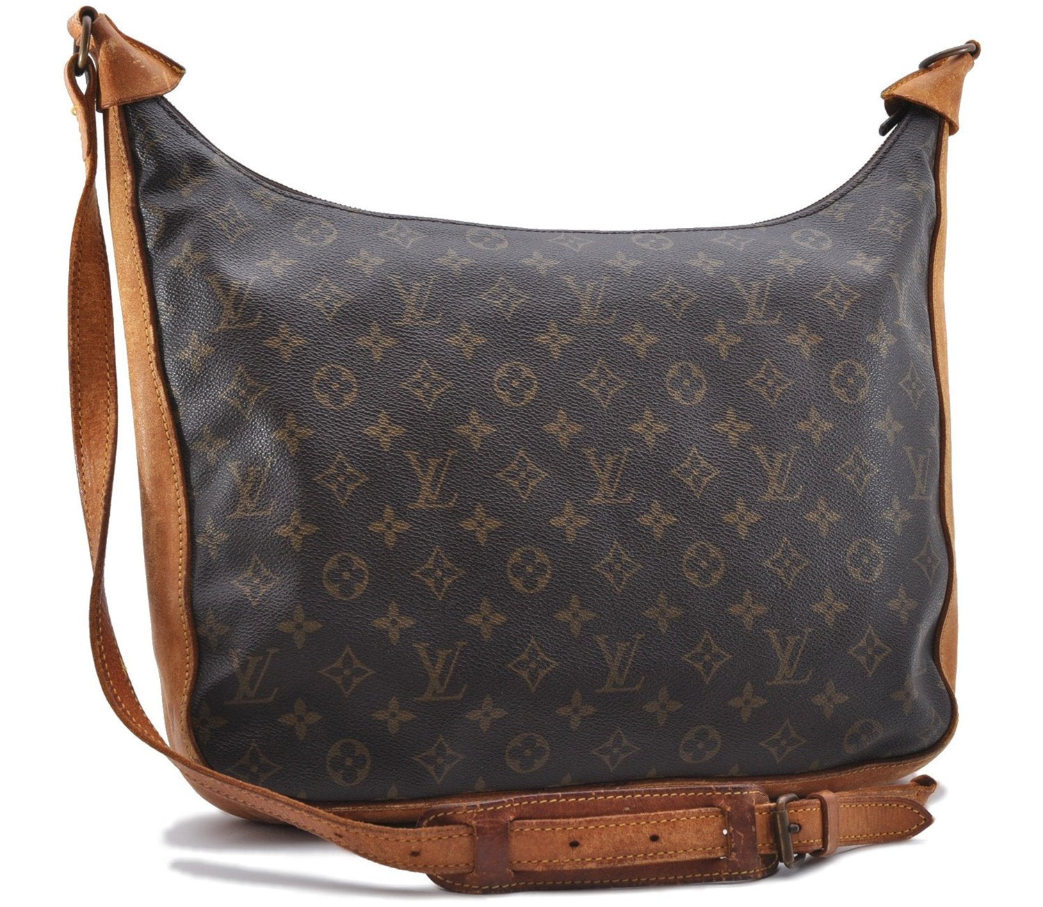 Auth Louis Vuitton Monogram Boulogne 35 Shoulder Cross Bag Old Model Junk 1486D