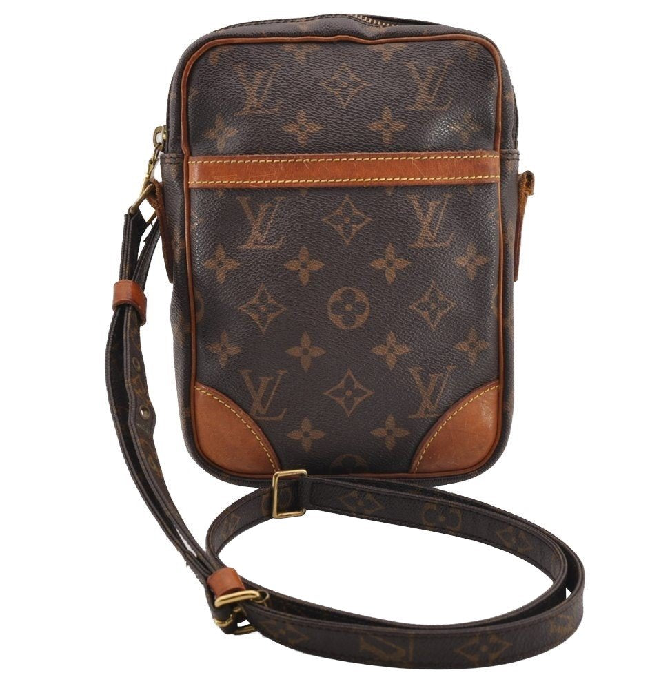 Authentic Louis Vuitton Monogram Danube Shoulder Crossbody Bag M45266 Junk 1487I