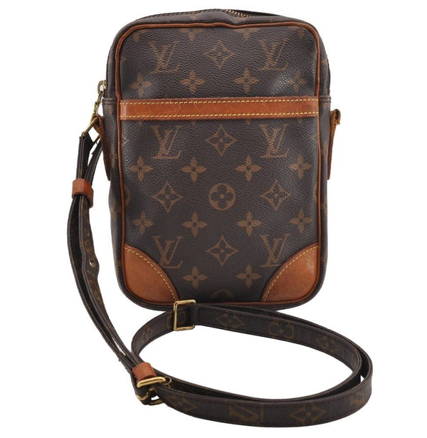 Authentic Louis Vuitton Monogram Danube Shoulder Crossbody Bag M45266 Junk 1487I