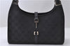 Authentic GUCCI Jackie Shoulder Hand Bag GG Canvas Leather 0021068 Black 1488D