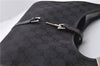 Authentic GUCCI Jackie Shoulder Hand Bag GG Canvas Leather 0021068 Black 1488D